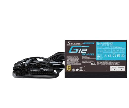 Power Supply SEASONIC ATX PC 100 - 240 V 650 W G12GC-650