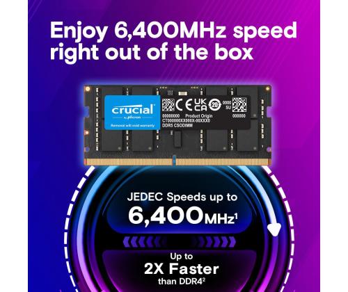 MEMORY DIMM PRO 32GB DDR5-6400/CT32G64C52CS5 CRUCIAL