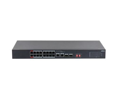 Switch DAHUA S3218-16ET-135 Switch type Unmanaged Switch layer L2 Rack mounting Yes Stackable Yes…