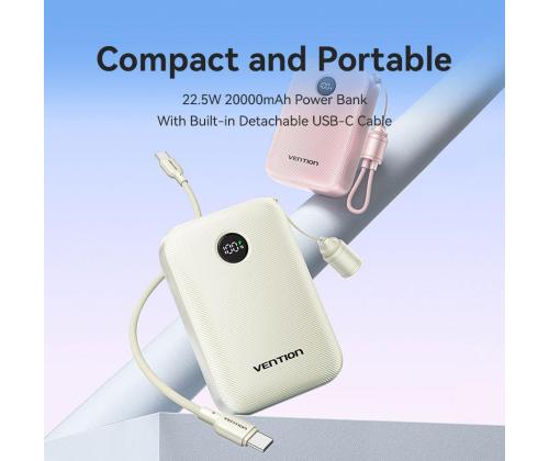 POWER BANK USB 20000MAH 22.5W/BLUE FKBL0-C VENTION