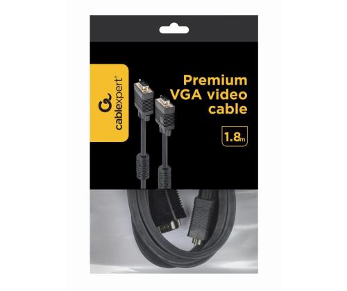 CABLE VGA 1.8M/BLACK CC-PPVGA-6B GEMBIRD