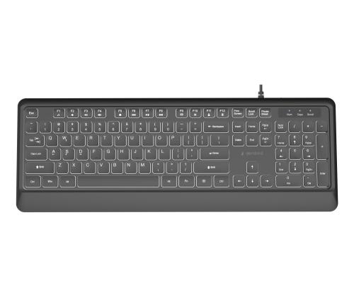 KEYBOARD MULTIMEDIA USB ENG/BLACK KB-UML-04 GEMBIRD
