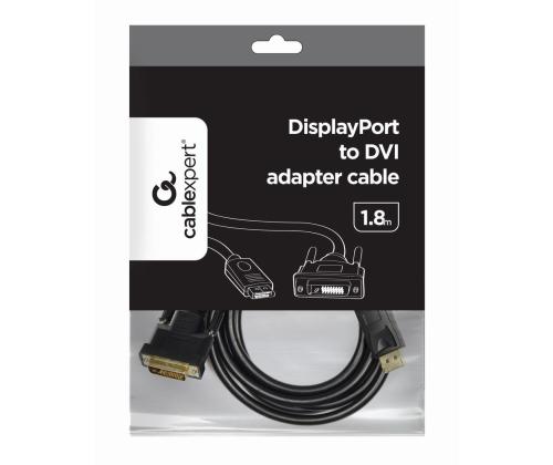 CABLE DISPLAY PORT TO DVI/1.8M CC-DPM-DVIM-6 GEMBIRD