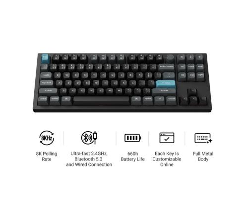 KEYBOARD WRL Q3 ULTRA/BLACK Q3U-M4 KEYCHRON
