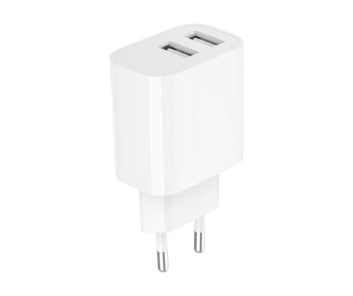 CHARGER USB UNIVERSAL WHITE/2P TA-UC-2A12-01 GEMBIRD