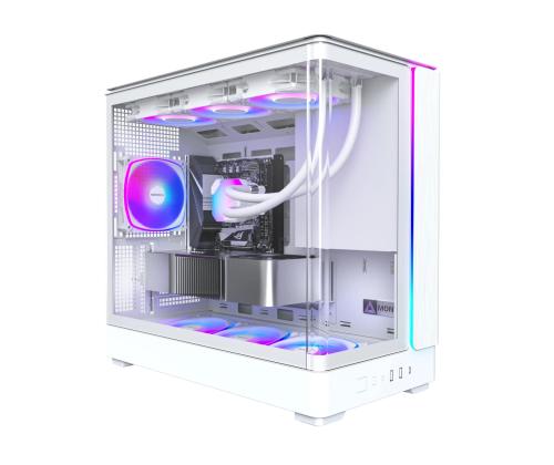 Case MONTECH micro ATX/Mini-ITX White Midi Tower PC KING 15 PRO KING15PRO(W)