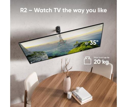 TV SET ACC WALL MOUNT /10-35"/BLACK R2-B ONKRON