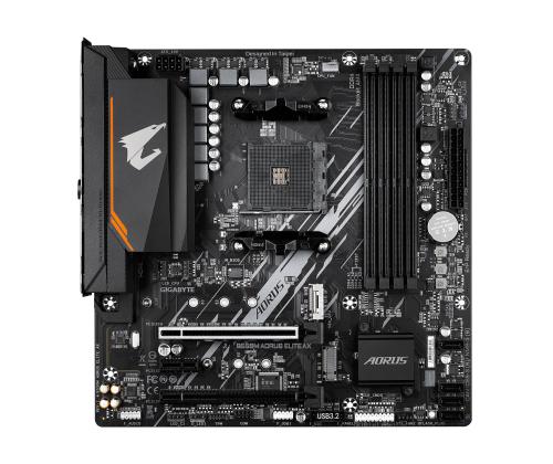 Mainboard GIGABYTE AMD B550 Socket AM4 micro ATX RAM DDR4-SDRAM 4xSlots Wi-Fi Yes Bluetooth Yes…
