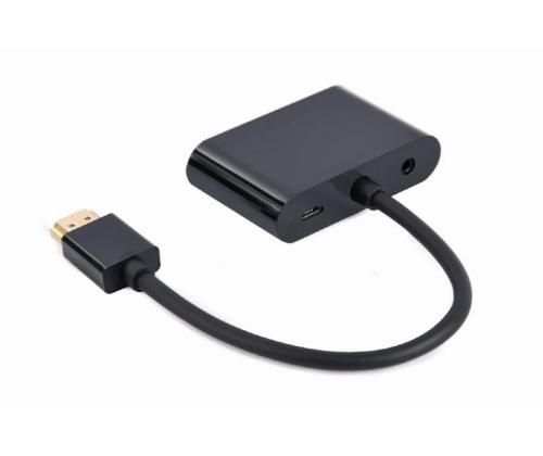I/O ADAPTER HDMI TO HDMI/VGA/A-HDMIM-HDMIFVGAF-01 GEMBIRD