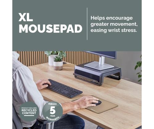 MOUSE PAD BREYTA XL/SAND 100139319 FELLOWES