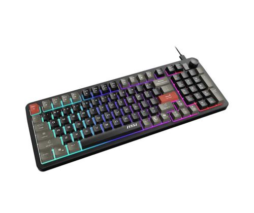 KEYBOARD GAMING BLACK US/FORGE GK110 US MSI