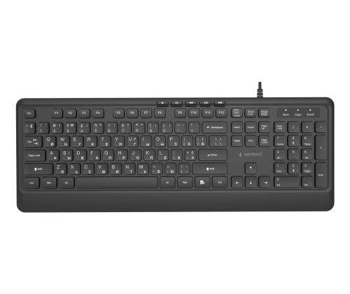KEYBOARD MULTIMEDIA USB CYRILL/BLACK KB-MCH-05-CYRL GEMBIRD
