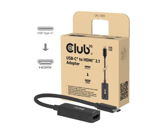 I/O ADAPTER USB-C TO HDMI/CAC-2505 CLUB3D