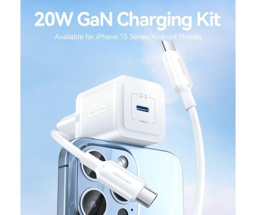 MOBILE CHARGER WALL USB +CABLE/20W TZ-FEPB0-EU-01 VENTION