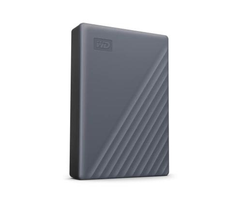 External HDD WESTERN DIGITAL My Passport WDBY3J0060BGY-WESN 6TB USB-C Colour Grey WDBY3J0060BGY-WESN
