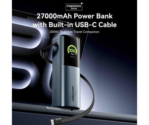 POWER BANK USB 27000MAH 200W/FKGH0 VENTION