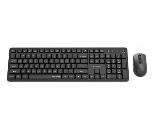 KEYBOARD +MOUSE WRL ENG/BLACK KBS-WMS-01 GEMBIRD