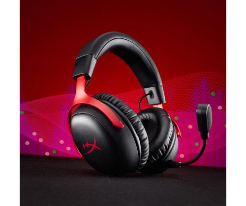 HEADSET HYPERX CLOUD III S WRL/WL BLK-RED GAM A59Z0AA HYPERX