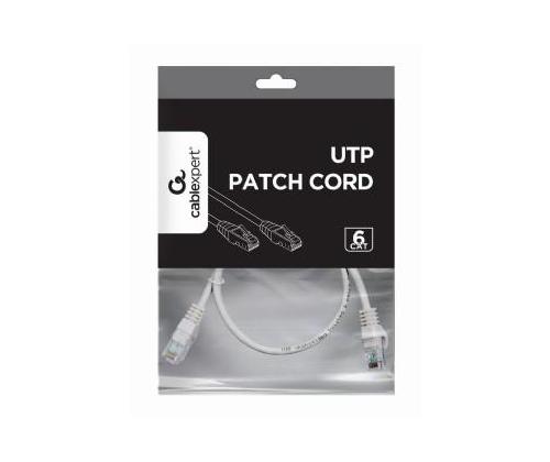 PATCH CABLE CAT6 UTP 0.5M/GREY PP6U-0.5M GEMBIRD