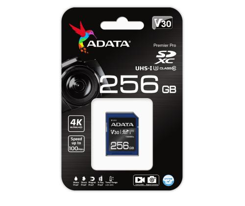 MEMORY SDXC 256GB V30/ASDX256GUI3V30S-R ADATA