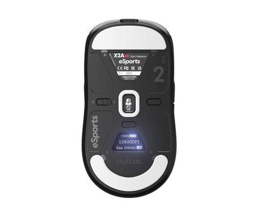 MOUSE USB OPTICAL WRL X2A/ES SIZE2 BLACK PX2AES21 PULSAR