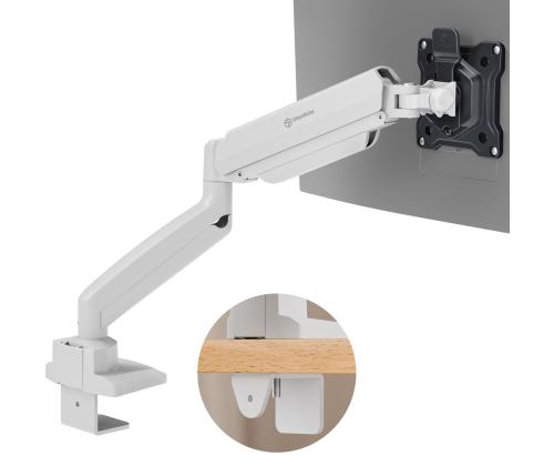 MONITOR ACC DESK MOUNT/13-32" BLK/WHT G80-BW ONKRON