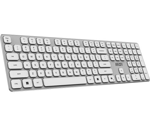 KEYBOARD +MOUSE/FORGE K210 W COMBO WHITE MSI