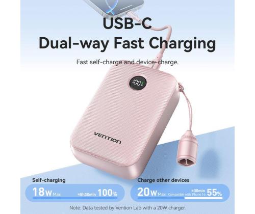 POWER BANK USB 20000MAH 22.5W/BLUE FKBL0-C VENTION