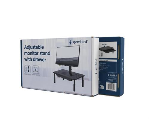 DISPLAY ACC ADJUSTABLE STAND/RECTGL MS-TABLE-D-01 GEMBIRD