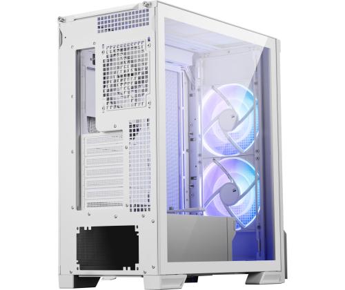 Case MSI ATX/micro ATX/Mini-ITX/EATX White Midi Tower PC VELOX300RAIRFLOWPZWH