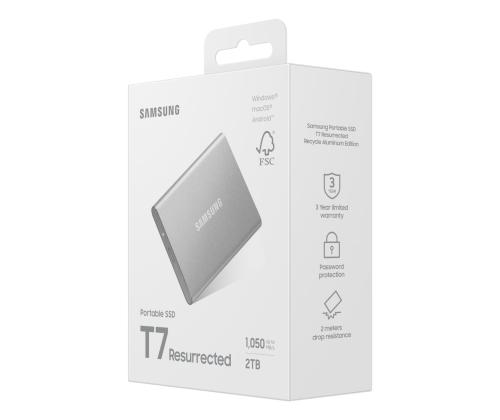 External SSD SAMSUNG Read speed 1050 MB/s Write speed 1000 MB/s 2000 GB MU-PD2T0G/WW