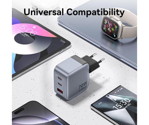 MOBILE CHARGER WALL 3PORT/70W FEXH0-EU VENTION