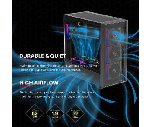 CASE FAN 120MM XPF360R.ARGB/12V XF073 XILENCE