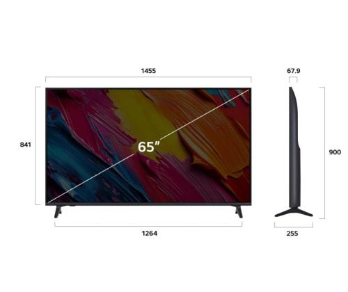 TV Set LG 65 " 4K Ultra HD 3840 x 2160 pixels Flat 16:9 QNED 65QNED70A6A