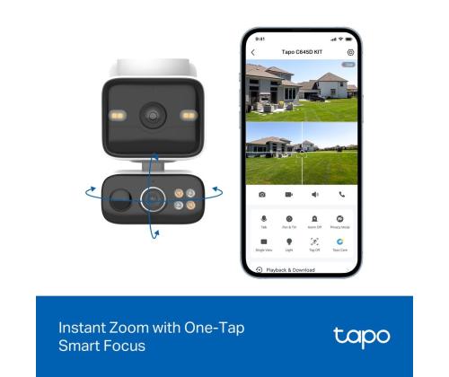 WRL CAMERA PAN/TILT/DUAL TAPO C645D KIT TP-LINK