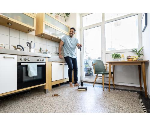 Vacuum Cleaner KARCHER dry&wet Electric broom Grey/White/Black Bagless Battery  2.3 kg 1.056-200.0