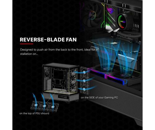 CASE FAN 120MM XPF360R.ARGB/12V XF073 XILENCE