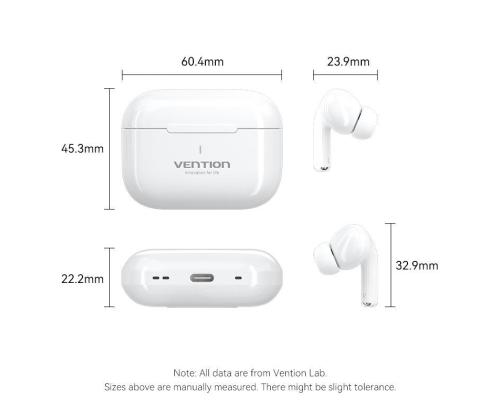 HEADSET WRL ECHO LITE E11/WHITE NBVW0 VENTION