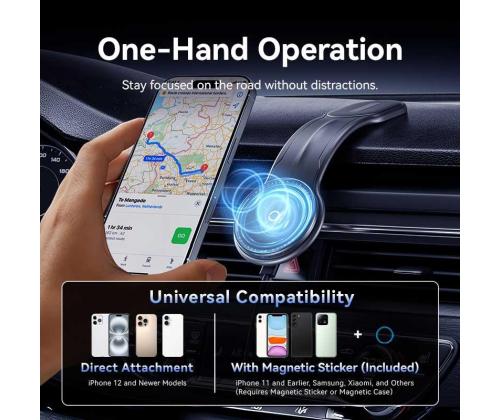 MOBILE CHARGER CAR MAGNETIC/WRL BLACK KSJB0 VENTION