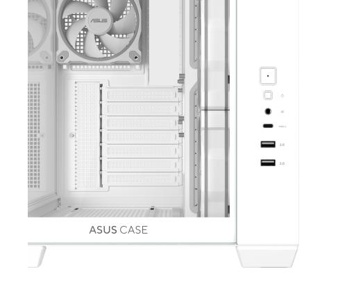 Case ASUS ATX/micro ATX/Mini-ITX White PC A32 Plus TG ARGB White 90DC00S3-B19000