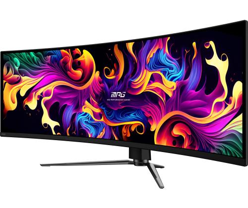 Monitor MSI 49 " 5120 x 1440 pixels Dual QHD Native aspect ratio 32:9 QD-OLED Curved MPG491CQPXQD…