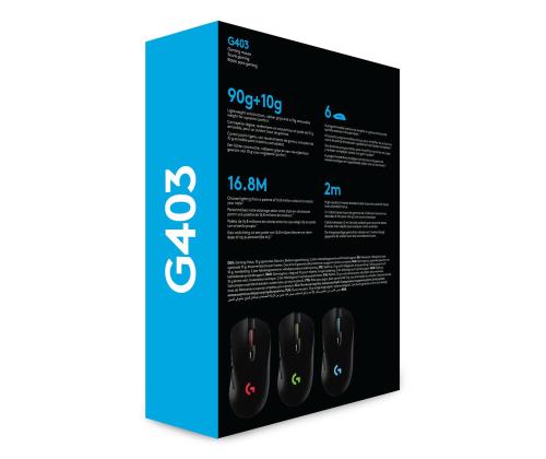 MOUSE USB OPTICAL G403/910-005633 LOGITECH