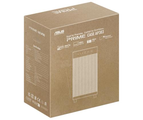 Case ASUS ATX/micro ATX/Mini-ITX Black Midi Tower PC PRIME AP303 MESH BLACK 90DC00V0-B30000