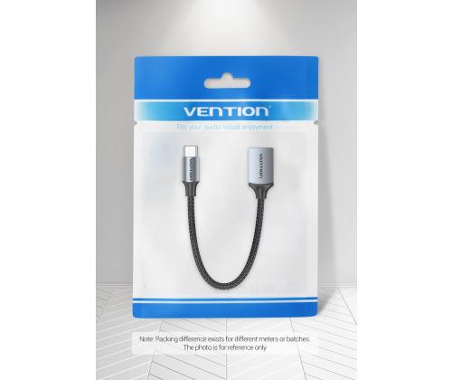 CABLE USB3.0C MALE TO A FEMALE/0.15M GRAY CCXHB VENTION