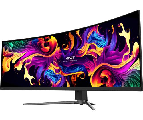 Monitor MSI 49 " 5120 x 1440 pixels Dual QHD Native aspect ratio 32:9 QD-OLED Curved MPG491CQPXQD…