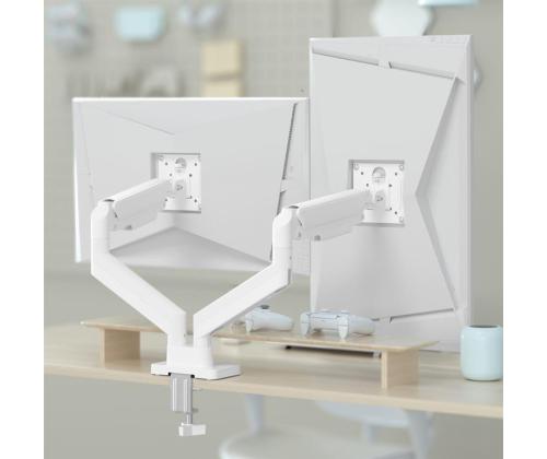 DISPLAY ACC MOUNTING ARM/DBL 17-32" MA-DA2-06-W GEMBIRD