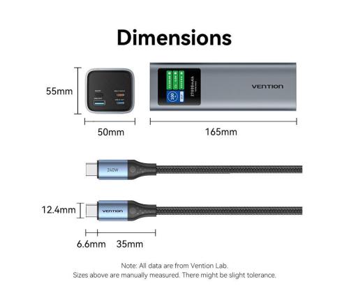POWER BANK USB 27000MAH 140W/FKEH0 VENTION