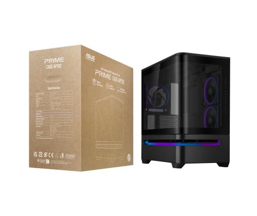 Case ASUS micro ATX/Mini-ITX Black Midi Tower PC Prime AP202 ARGB PRIMEAP202TG