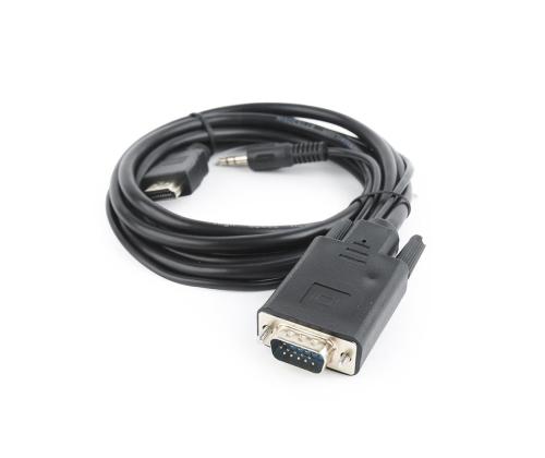 CABLE HDMI-VGA +3.5MM/1.8M A-HDMI-VGA-03-6 GEMBIRD