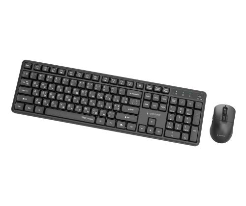 KEYBOARD +MOUSE WRL CYRILLIC/BLACK KBS-WMS-01-CYRL GEMBIRD